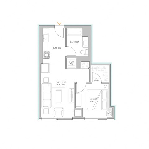 Sage West Loop | 1 Bedroom Apartment in West Loop | Luxury Apartment | Large One Bedroom Apartment